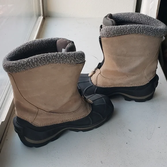 Sorel Ellesmere LL1241-272 Tan Leather Winter Boots - Picture 13 of 14